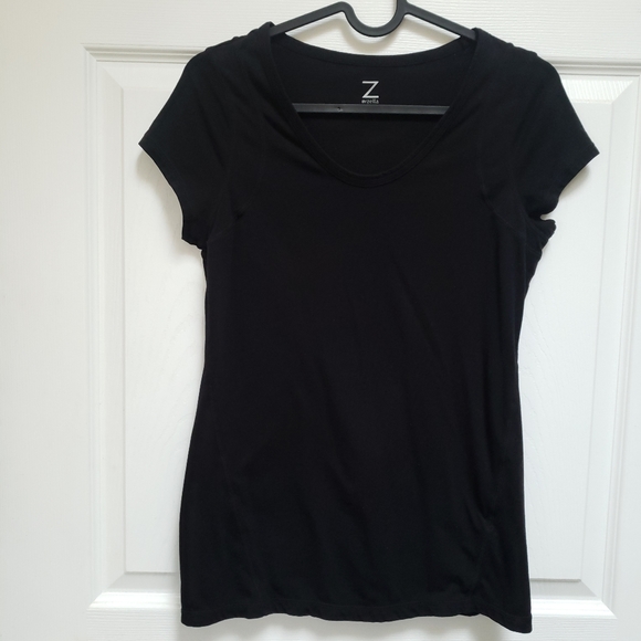 Z By Zella Black Activewear Short Sleeve Shirt - Picture 1 of 7